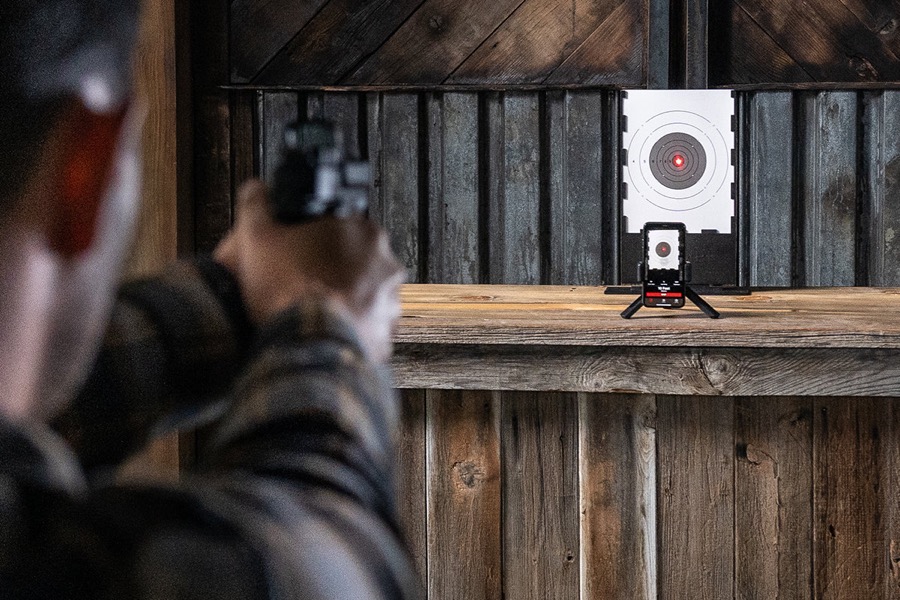 Home laser training setup
